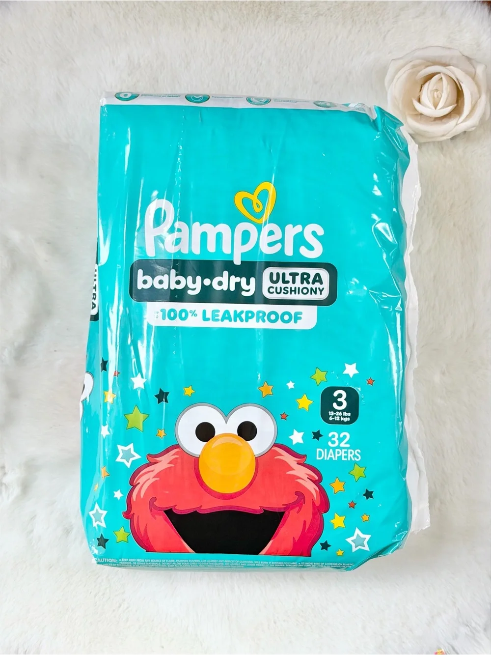 PAMPERS Baby-Dry Ultra Cushiony Diapers Size 3 - (32 Count) 13-26lbs